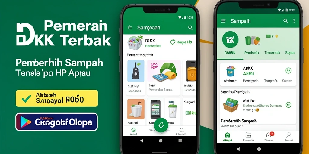 Antarmuka DKK yang sederhana dan efektivitas fungsi Pembersih Sampah.