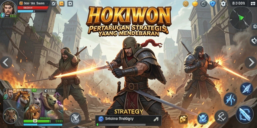 Tampilan antarmuka HOKIWON yang menarik dan intuitif.
