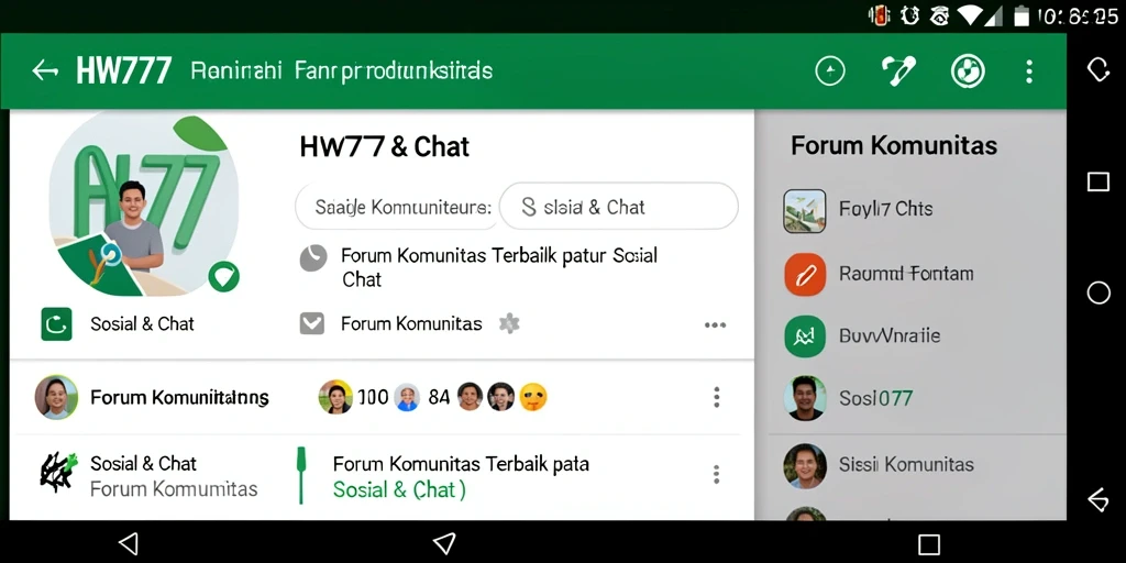 Tampilan antarmuka HW777 yang menarik dan mudah digunakan.