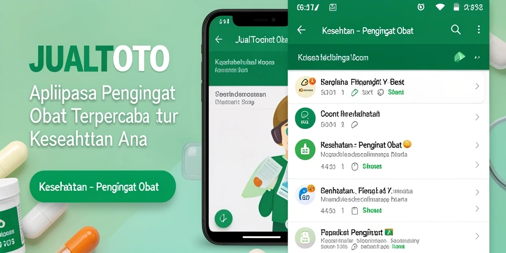 Antarmuka intuitif <strong>JUALTOTO</strong> dengan fitur Pengingat Obat yang jelas dan mudah digunakan.