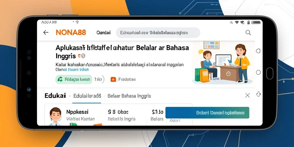 Tampilan antarmuka NONA88 yang ramah pengguna untuk Belajar Bahasa Inggris.