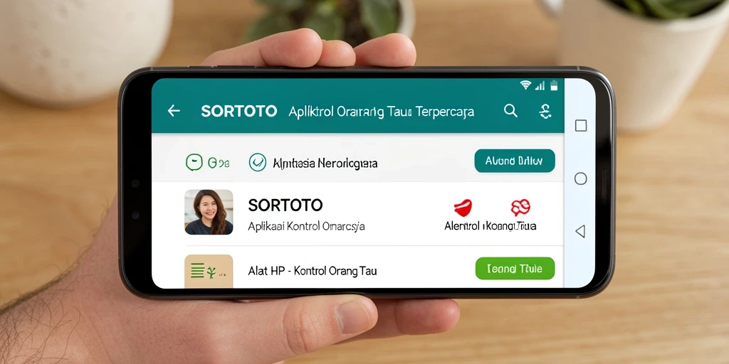 Antarmuka SORTOTO yang sederhana dan mudah digunakan.