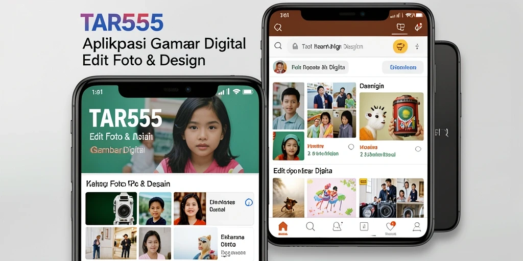 Antarmuka TAR555 yang intuitif dan fitur pengeditan yang lengkap.