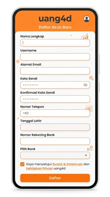 Panduan Registrasi Akun Baru Uang4D